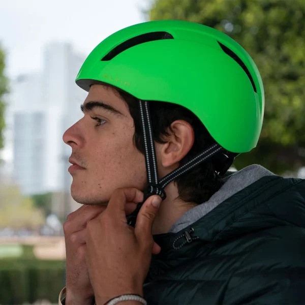 Capacete Urbano Bliss neon Verde mate - Image 8