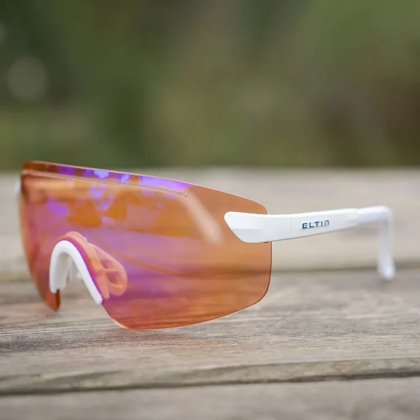 Óculos Ciclismo Eltin Nexum Branco mate e Azul - Image 6