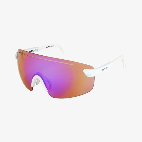 Óculos Ciclismo Eltin Nexum Branco mate e Azul